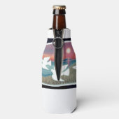 白い鳩飛んでいる ボトルクーラー (ボトル裏面)