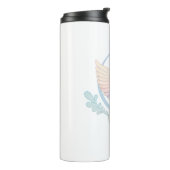 白い鳩 タンブラー (回転左)