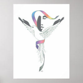 白い鳩 ポスター