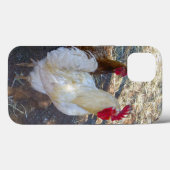 白い鶏と彼の雌鶏、iPhone 13ケース Case-Mate iPhoneケース (裏面 (横))
