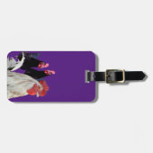 「白い鶏と黒い鶏」 ラゲッジタグ (正面横)