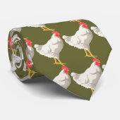 白い鶏 ネクタイ (ロール)