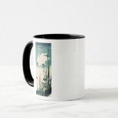 白い鷲およびアイリス マグカップ (正面左)