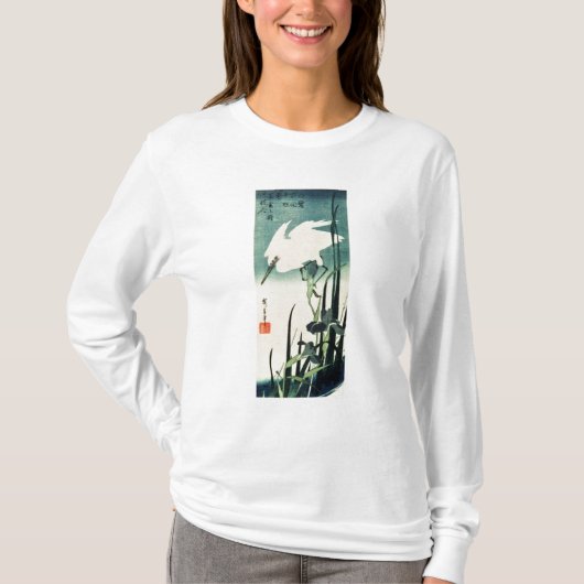 白い鷲およびアイリス Tシャツ (正面)