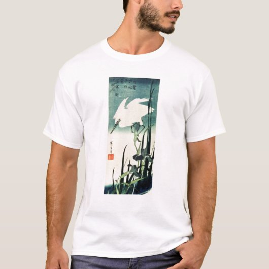 白い鷲およびアイリス Tシャツ (正面)