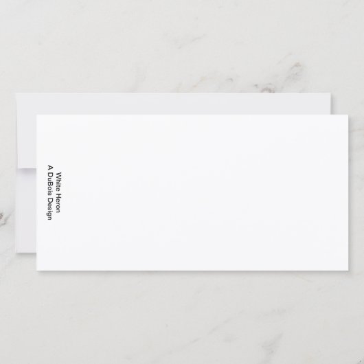 白い鷲 カード (裏面)