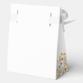 白い黄色の牧草地の野結婚花 フェイバーボックス (裏面)