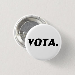 白い黒い政スペインの治的なVotaのモダン投票 缶バッジ
