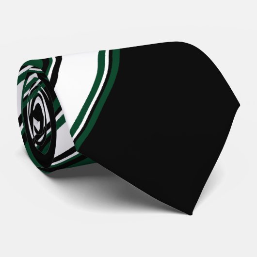 白い黒と常緑IIのネクタイ ネクタイ (ロール)