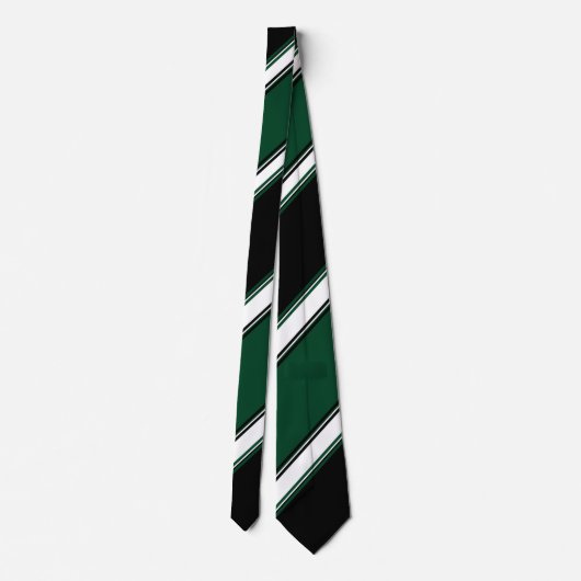 白い黒と常緑IIのネクタイ ネクタイ (裏面)