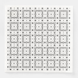 白い黒と銀の幾何学的パターン