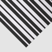 白い黒の縦のパターストライプンデザイン 薄葉紙 (詳細)