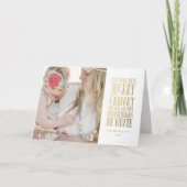 白い|の休日の写真の挨拶状があって下さい シーズンカード (正面)