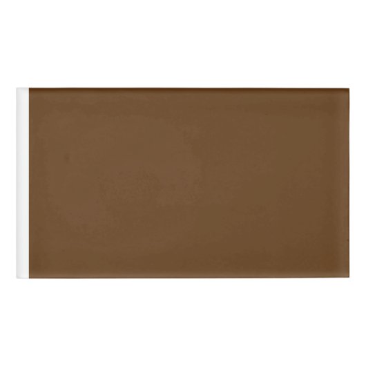 白い_の茶色の背縁ど景 名札 (正面)