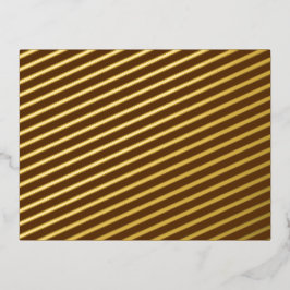 白い_の茶色の背縁ど景 箔シーズンポストカード