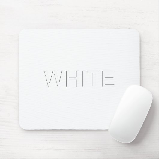 白い マウスパッド (マウス)