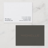 白い#500 名刺 (正面/裏面)