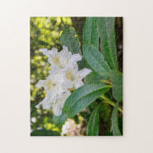 白い Rhododendron の花, アラン公園, ノーランド ジグソーパズル (縦)
