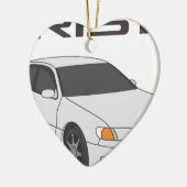 白いAristo セラミックオーナメント (左)