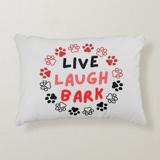 白いBGから生きている笑いの樹皮 アクセントクッション (正面)