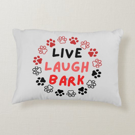 白いBGから生きている笑いの樹皮 アクセントクッション (裏面)