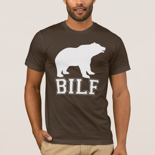 白いBILF Tシャツ (正面)