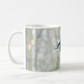 白いBreastedの精神病院のマグ コーヒーマグカップ (左)