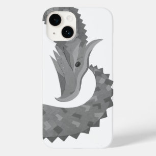 白いCase-Mate iPhoneケースのグレー ハート ドラゴン Case-Mate iPhone 14ケース