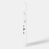 白いCase-Mate iPhoneケースのグレー ハート ドラゴン Case-Mate iPhoneケース (裏面 / 左)