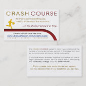 白いCCの広告宣伝カード(一般的な) 名刺 (正面/裏面)