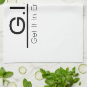 白いGIIタオル キッチンタオル (折り畳み)