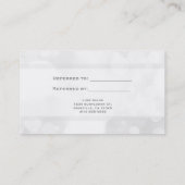 白いGlamor Lightsサロンは友人カードを参照 紹介カード (裏面)