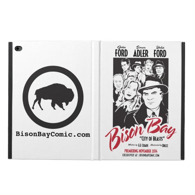 白いiPadの場合 Powis iPad Air 2 ケース (外側)