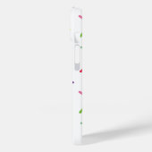 白いiPhone / iPadのケースにかわいいレインボー Case-Mate iPhoneケース (裏面 / 左)