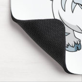 白いKau マウスパッド (コーナー)