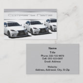 白いLexusの名刺 名刺 (正面/裏面)