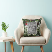 白いPhloxフラワーガーデンあなたの写真を追加 クッション (椅子)