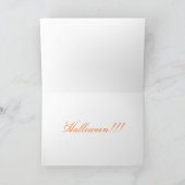 白いRAT/MICE/MOUSEハロウィンカード カード (内部)