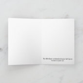 白いravenグリーティングカード カード (内部)