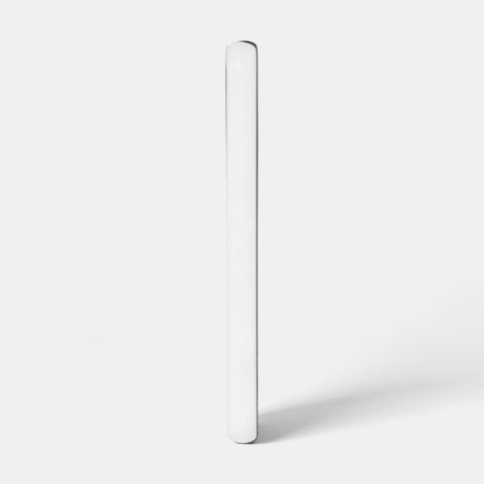 白いsgaの上に黒のイチゴ samsung galaxyケース (左側面)