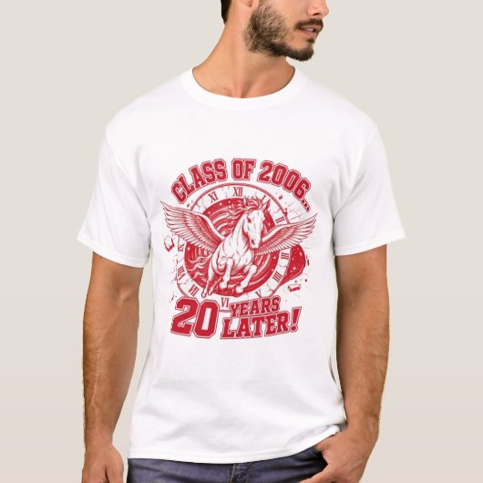 白いSOA戦闘ペガサス: 20年後 Tシャツ (正面)