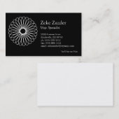 白いSpirograph 名刺 (正面/裏面)