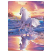 白いStallionクリップボード クリップボード (裏面)