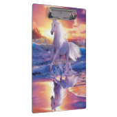 白いStallionクリップボード クリップボード (右)