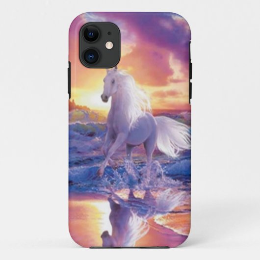 白いStallion iPhone 5Gケース Case-Mate iPhoneケース (裏面)