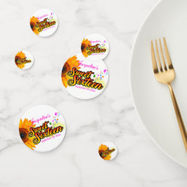 白いSweet sixteen コンフェッティ