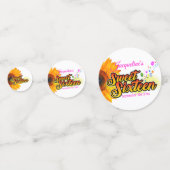 白いSweet sixteen コンフェッティ (正面)