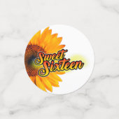 白いSweet sixteen コンフェッティ (スモール正面)