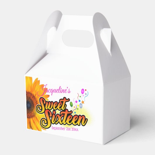 白いSweet sixteen フェイバーボックス (正面サイド)