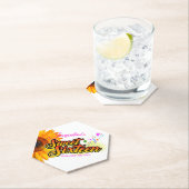 白いSweet sixteen ペーパーコースター (インサイチュ)